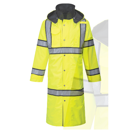 Portwest UH447 Hi-Vis Reversible Raincoat
