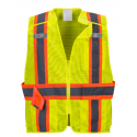 Portwest US385 Expandable Mesh Breakaway Vest, Yellow Color