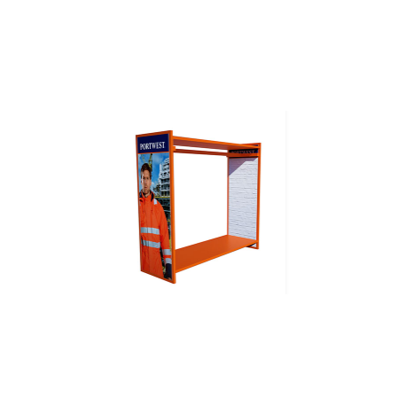 Portwest Z601ORR Freestanding Floor Stand, Color-Orange