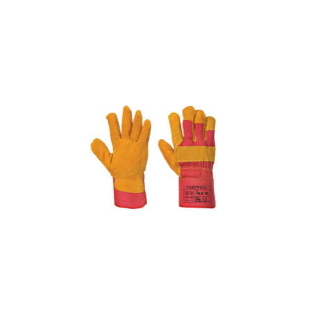 Portwest A225RERXL Fleece Lined Rigger Glove, Size- XL , Color-Red