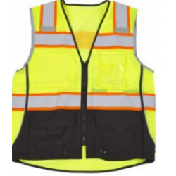 Mutual Industries 16515 Premium Surveyor Vest Black Bottom