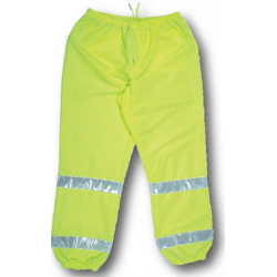 Mutual Industries 16328-138-0 ANSI Class E Lime Pant 2" Wht CloseOut