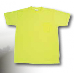 Mutual Industries 96000 Lime Durable Flame Retardant T-Shirt Plain