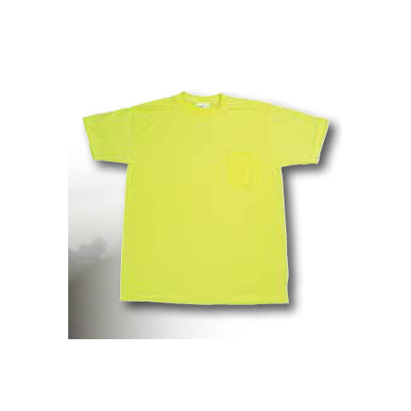 Mutual Industries 96000 Lime Durable Flame Retardant T-Shirt Plain