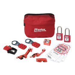 Master Lock S1010E410KA Electrical Lockout Kit With Plastic Locks – Compact Pouch