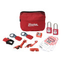 Master S1010E410KA Electrical Lockout Kit With Plastic Locks – Compact Pouch
