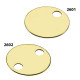 Lucky Line 2601125 260 Solid Brass Tags