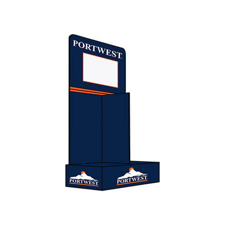 Portwest Z543NAR Footwear Cardboard Display-Navy