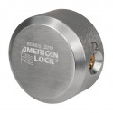 American A2010 N KDNOKEY Hidden Shackle Rekeyable Padlock 2-7/8" (72mm)