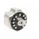 Zephyr 5500 Club Series Push Button Mechanical Lock, Finish- Satin Nickel
