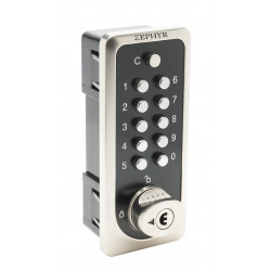 Zephyr 6500 Professional Series Push Button Mechanical Lock, Finish- Satin Nickel