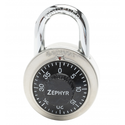 Zephyr 1925 Combination Padlock w/ Control Key Override