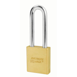 A3702 American Lock Door Key Compatible Solid Brass Padlock