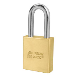 American Lock A390 Schlage Large Format Interchangeable Core Brass Padlock
