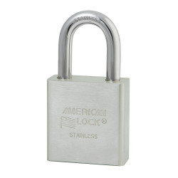 American Lock A540 Stainless Steel Weather-Resistant Padlock, 1-1/8" (28mm) Shackle Height