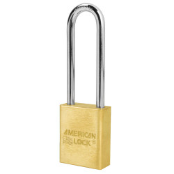 A6532 American Lock Solid Brass Rekeyable Padlock 3" (75mm)