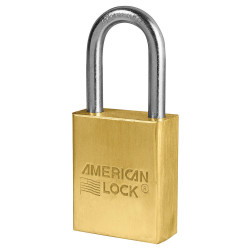 A41 American Lock Solid Brass Non-Rekeyable Padlock 1-1/2" (38mm)