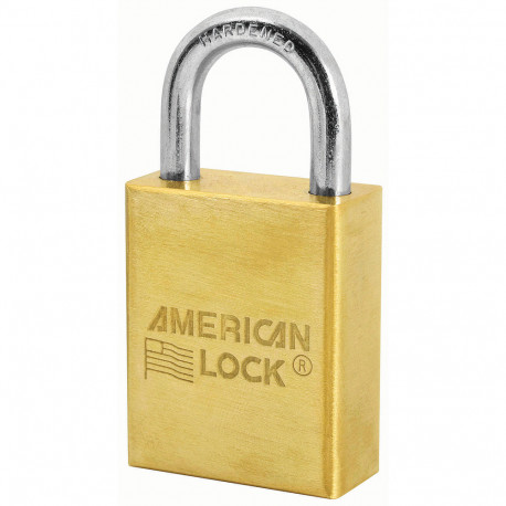 American Lock A40 N MKNOKEY LZ6 A40 Solid Brass Non-Rekeyable Padlock
