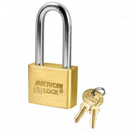 American Lock AL51 KD4KEY LZ3 AL5 Solid Brass Rekeyable Padlocks - Blade Tumbler Cylinder