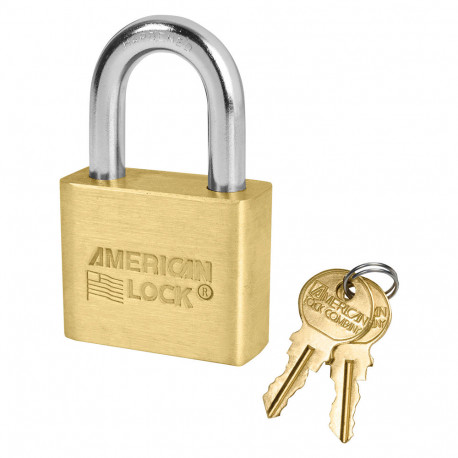 American Lock AL50 CN3KEY LZ2 AL50 Solid Brass Rekeyable Padlocks - Blade Tumbler Cylinder