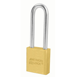 A22 American Lock Solid Brass Non-Rekeyable Padlock 3" (75mm)