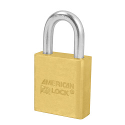 A20 American Lock Solid Brass Non-Rekeyable Padlock