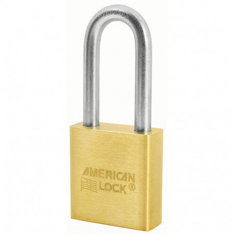 American Lock A21 MKNOKEY LZ2 A21 Solid Brass Non-Rekeyable Padlock 2" (51mm)