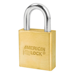 A6560 American Lock Solid Brass Rekeyable Padlock 1-3/4" (44mm)
