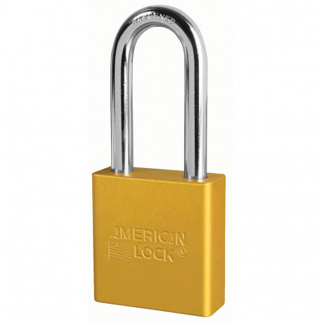 American Lock A1206 MK CN NR WP4 3KEY PRP LZ5 A1206 Rekeyable Solid Aluminum Padlock 1-3/4"(44mm)