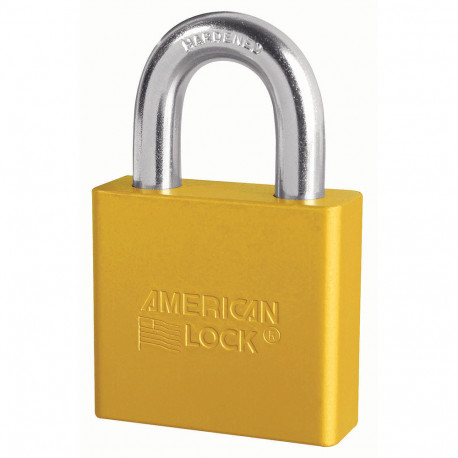 American Lock A1306 N KAMK CN NRNOKEY RED LZ3 A130 Rekeyable Solid Aluminum Padlock