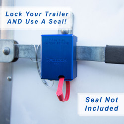 Paclock TL81A-Seal Aluminium Trailer Door Lock with SEAL, Hidden Shackle
