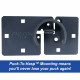 Paclock 2173S Stainless Steel Flat-Back Puck and Hasp Combo Kit