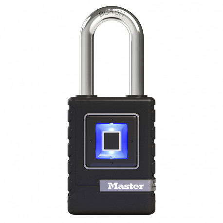 Master Lock 4901DLH Biometric Padlock, 2" Shackle