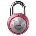 Master Lock 1530DPNK Padlock, Combination Different, Pink