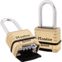 Master Lock 1175RS Resettable Combination Padlock, Stainless Steel Shackle