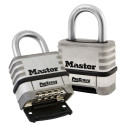 Master Lock 1174D ProSeries Stainless Steel Padlock, Resettable Combination