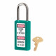 Master Lock 411 Lightweight Thermoplastic Padlock, Zenex Key Retaining