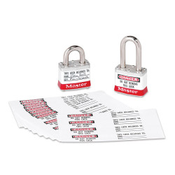Master Lock 461 Padlock Labels for the 3, 6835, 6836 Padlocks (Bag of 50)