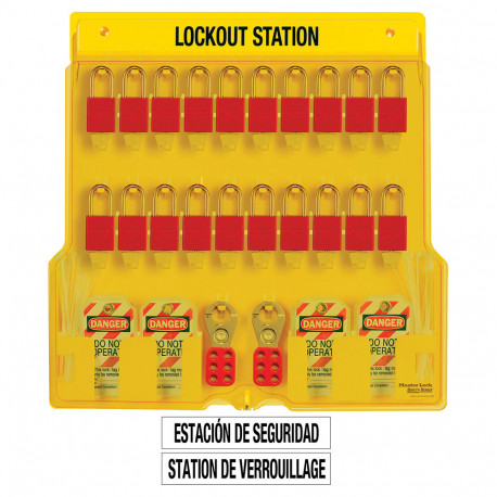 Master Lock 1484BP1106 Padlock Station