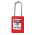 Master S33KAS 3 RED Non-key Retaining Safety Padlock, Keyed Alike