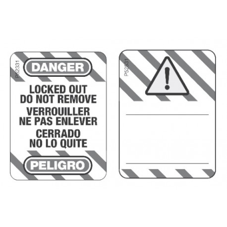 Master Lock S143 Danger Label for S856/S866