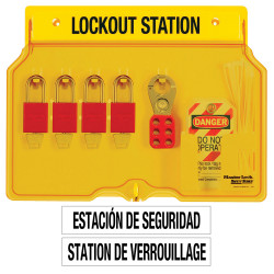 Master Lock 1482BP1106 Padlock Station
