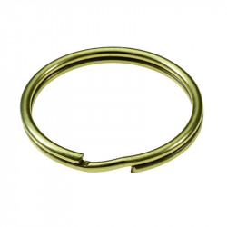 Lucky Line 773/774/775/776/778 Brass-Plated Tempered Steel Split Key Rings