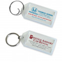 Lucky Line 951605 Custom Imprinted Key Tag With Flap - With Tang Or Split Ring