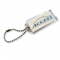 Lucky Line 951904 Custom Imprinted Key Tag With Flap - With Tang Or Split Ring