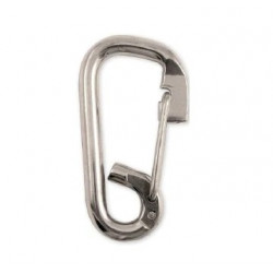 Lucky Line A55 Stainless Loop Spring Snaps, Wire Gate