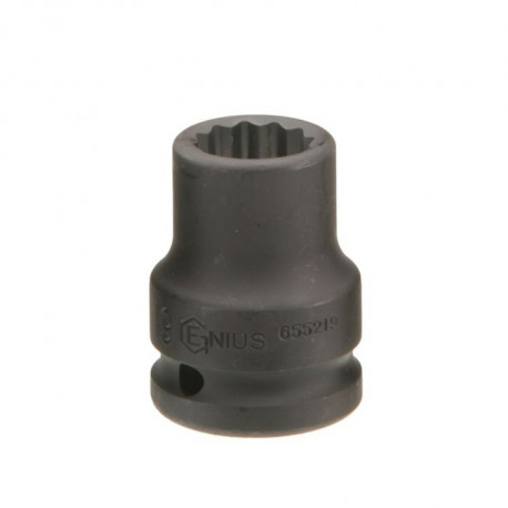 Genius Tools 45382 1/2" Drive Metric Thin Wall Impact Socket 28mm - 41mm