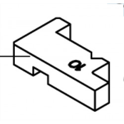 MUL-T-Lock 9 PPL-C-LAT-PKR-SH Latch Key Retaining For Pop C-Series Padlocks-Short
