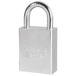 American Lock A5100D Solid Steel Padlock, 1" Shackle, Commercial Carded