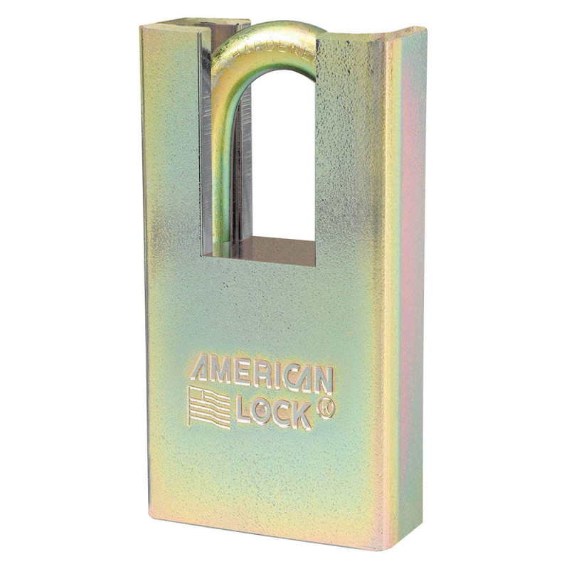 American Lock A5200GLSHN Rekeyable Solid Steel Government Padlock, 1-1/8